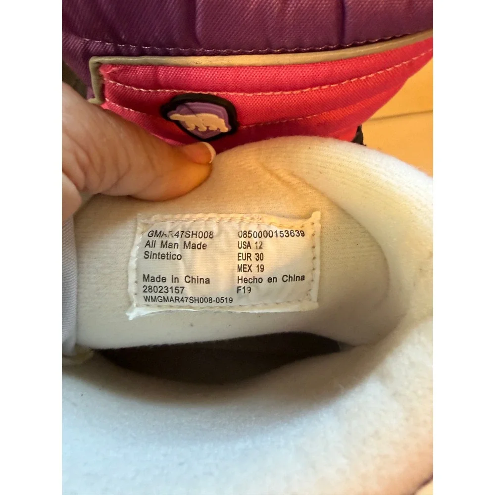Arctic Shield Snow Boots Kids Size 12 Pink Purple Gorpcore Waterproof Insulated